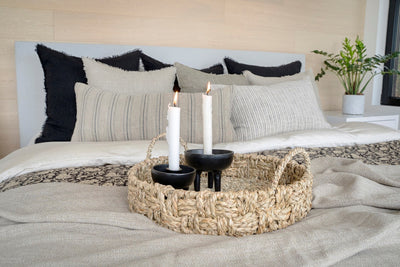 14 inch round tray - Sundry Woven Tray