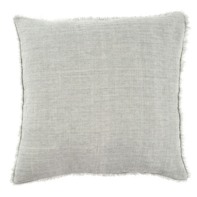 24x24 Lina Linen Pillow, Flint Grey 1-7075-C