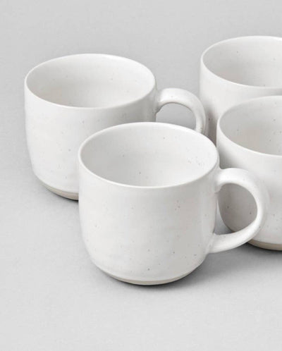 Set of 4 stoneware mugs - Brand: Fable Dinnerware. Available at Avalon Willow Home