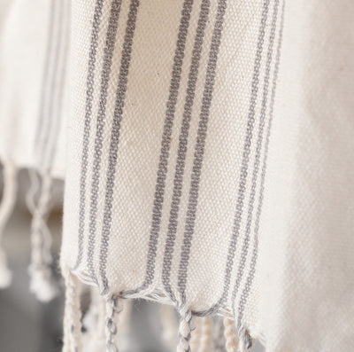 Aldo Turkish Towel Slate color at Avalon Willow Home