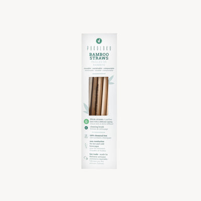 Bamboo Straws - Box of six - SKU BAM6