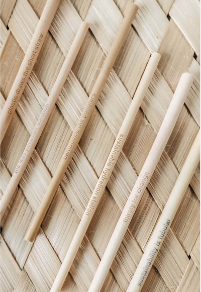 Bamboo Drinking Straws - Chemical free
