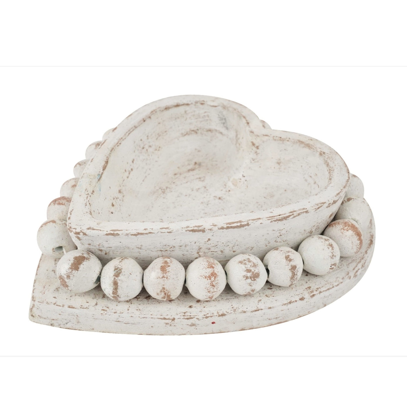 Beading Heart Clay Bowl