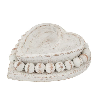 Beading Heart Clay Bowl