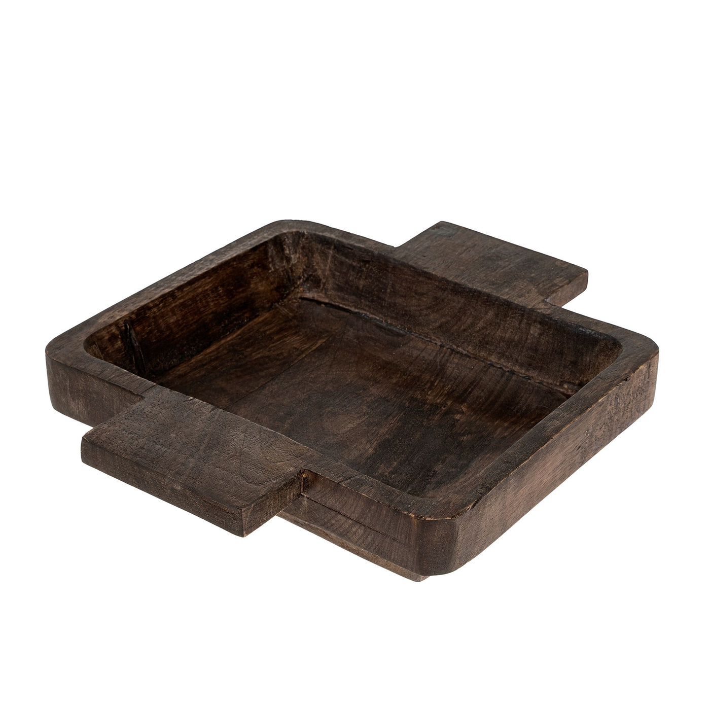 Burnt Brown Dough Bowl: can add rustic elegance to your home. Handcrafted from mango wood, it is food-safe & can be used as a styling piece in any space.