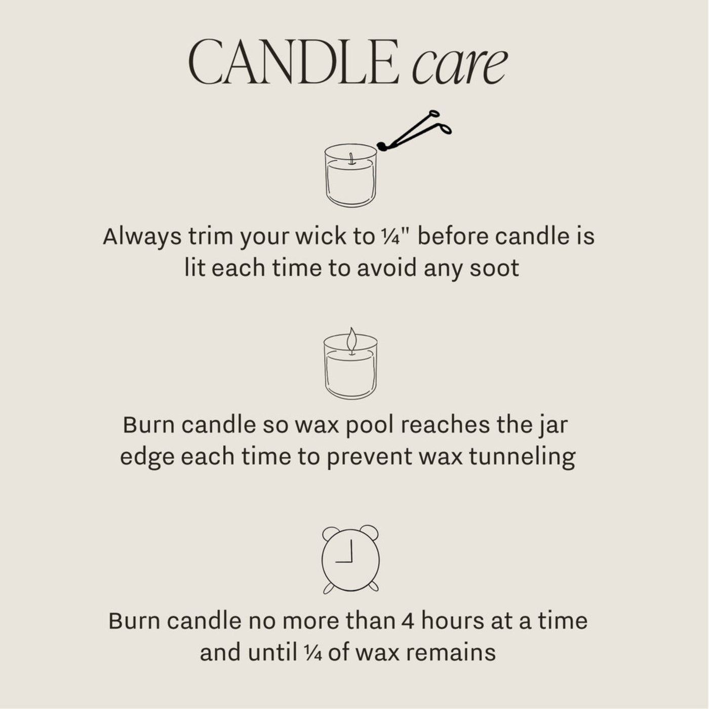 Candle Care - Salt and Sea Soy Candle