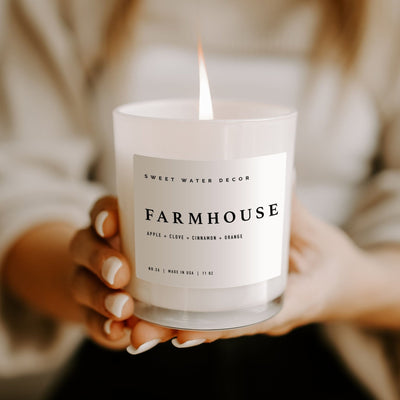 Clean Burn Wick - Farmhouse Soy Candle 11oz