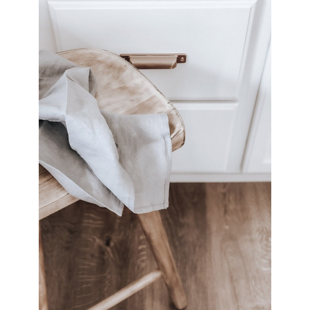 Dwell Home Shoppe - Linen Tea Towel in Grey