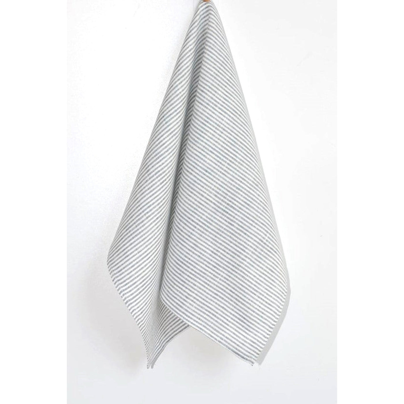 French Striped Linen Tea Towel: 20"x28" - At Avalon Willow Home