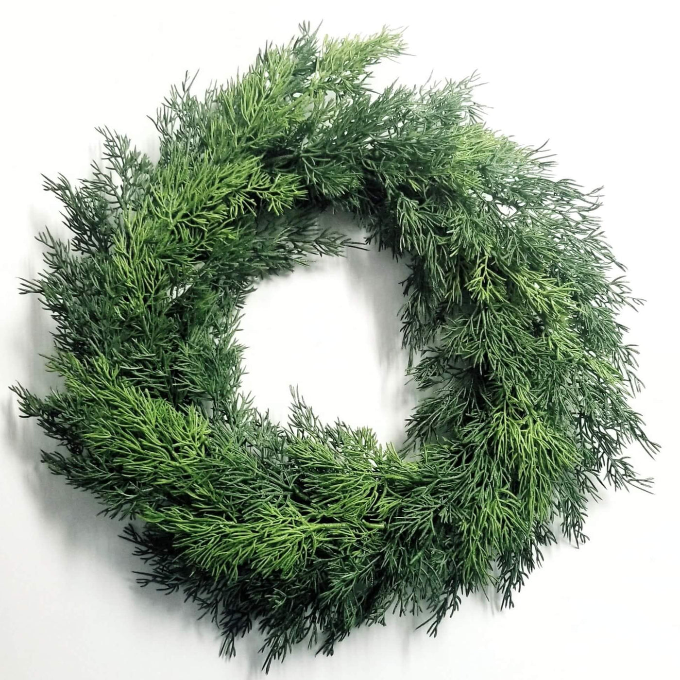 Fresh Touch Cedar Wreath - 20 inches.