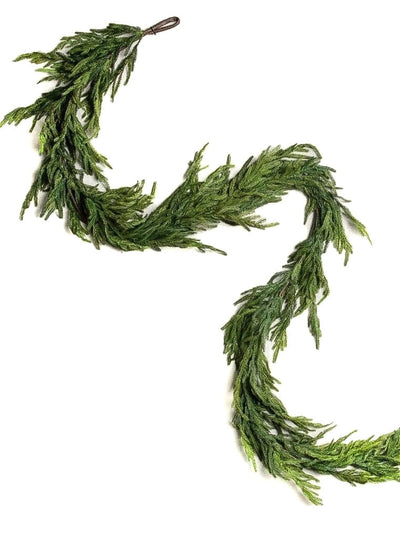 Fresh Touch Norfolk Pine Garland, 10 Foot