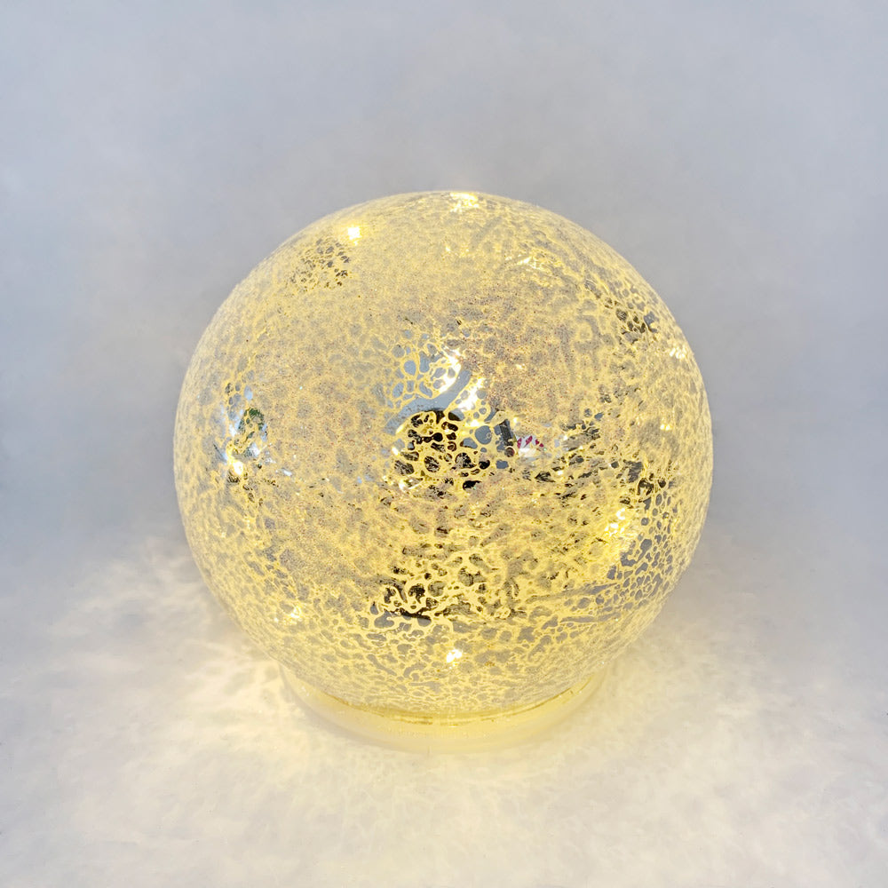 Frosted Glass Globe - with led-light.