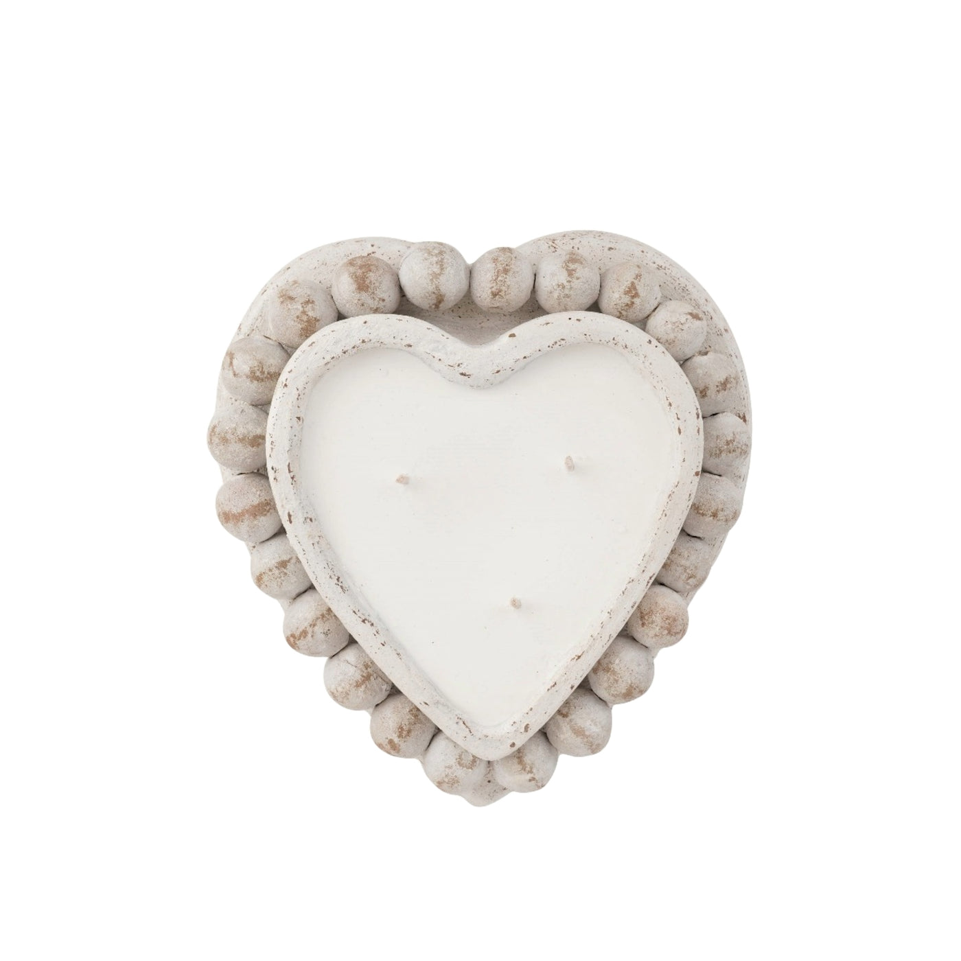 Handcrafted heart shape bowl.