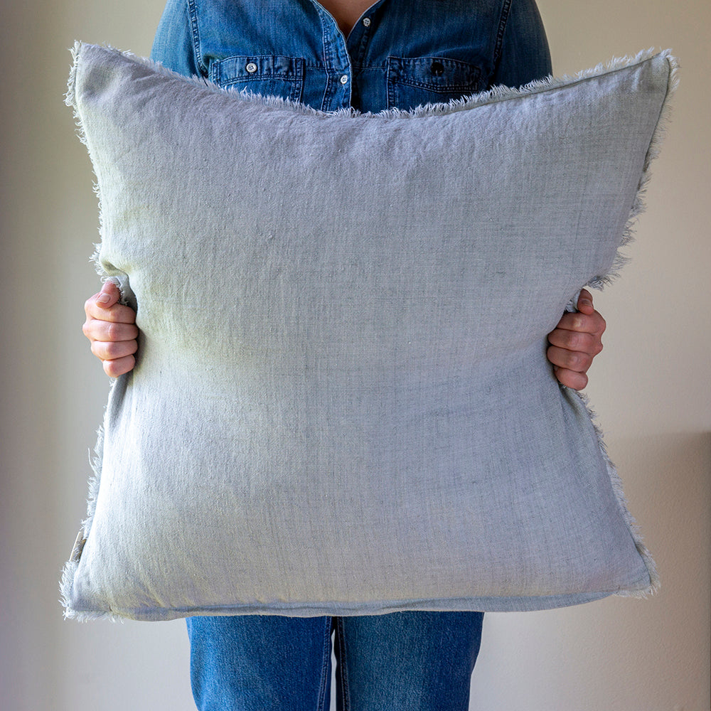 INDABA Lina pillows - 24x24 Flint grey