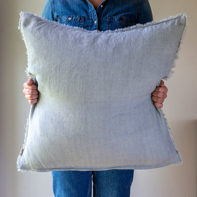 INDABA Lina pillows - 24x24 Flint grey