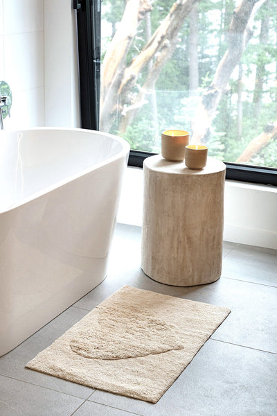 Indaba Tufted Heart Bath Mat - Love