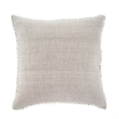 Lina Linen Pillow - Oat. 24 x 24 inches