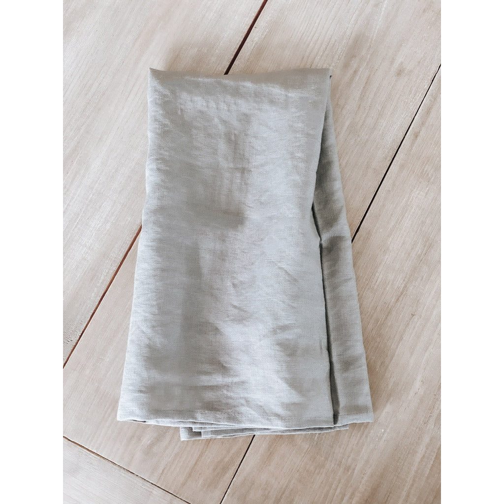 Linen Tea Towel, Grey