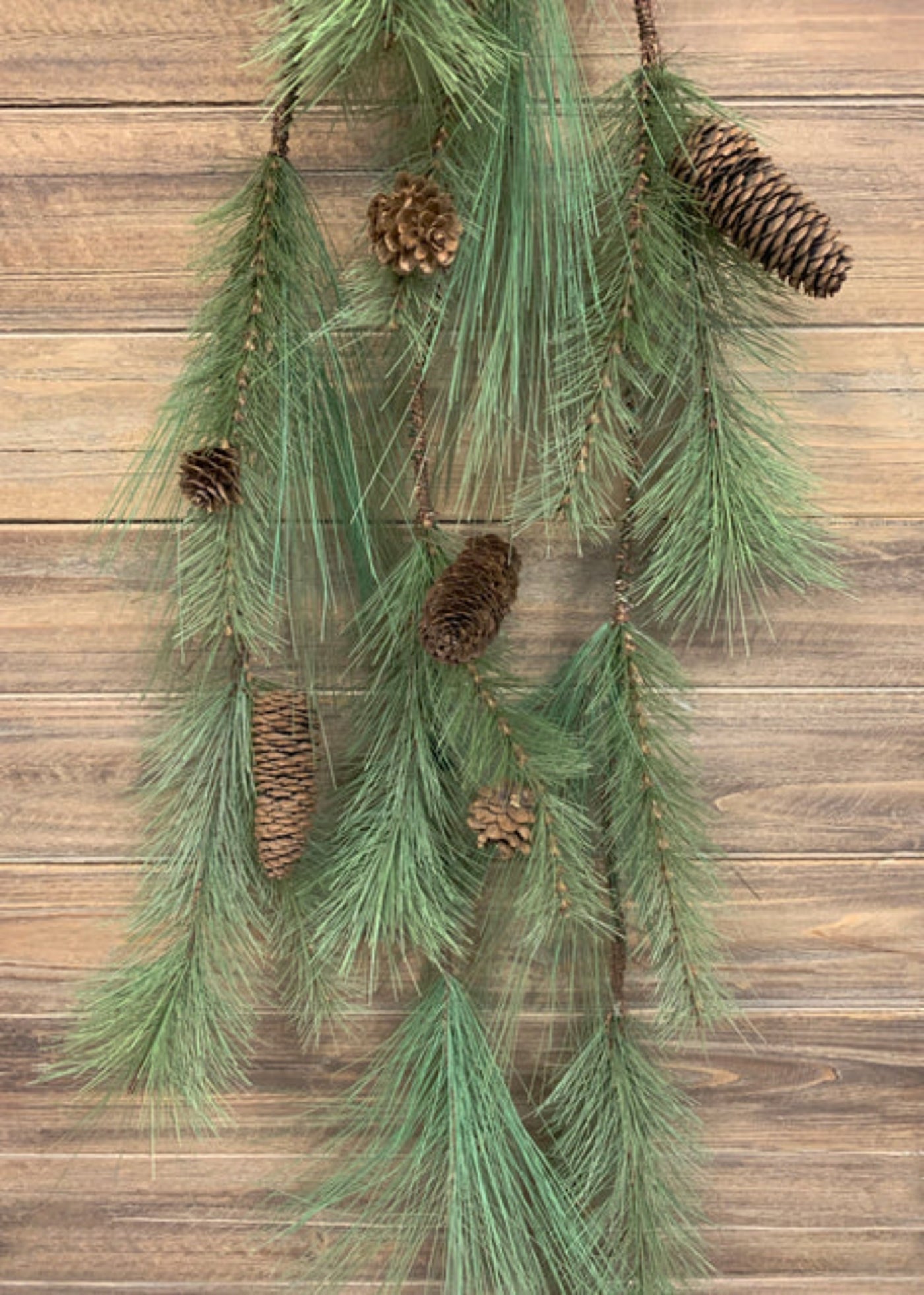 Long Needle Pine Garland 48" - with pinecones