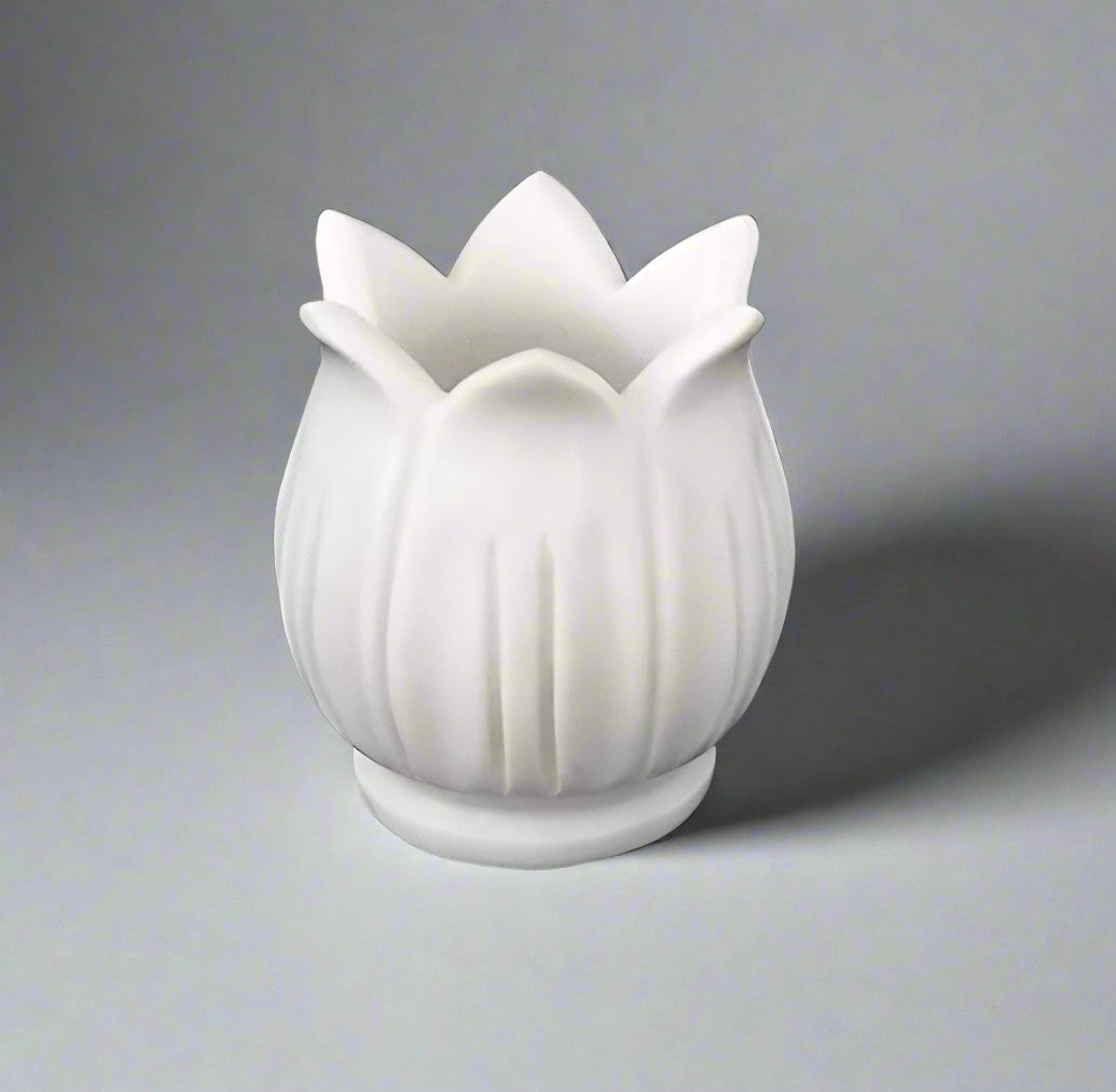 Marble Blossom Votive