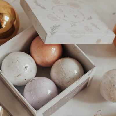 Mini Bath Bombs Gift Box - set of four 2oz each