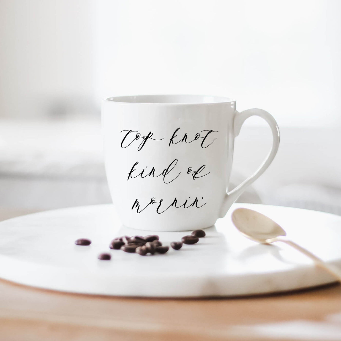 Morning Coffee Mug - Top Knot Kind.