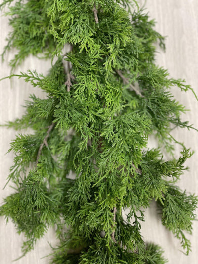 White Cedar Garland 68": Northern Fresh Touch Christmas Greenery for any space in your home, office, and event.
