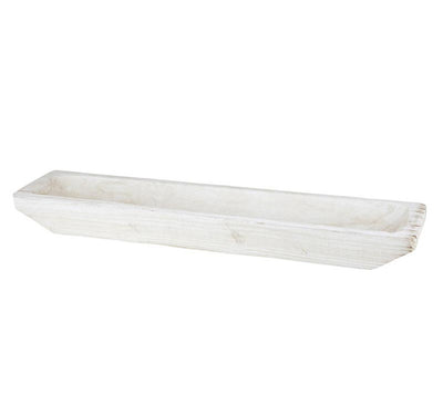 Paulownia Wood Whitewash Tray