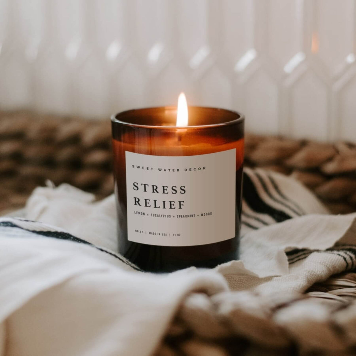 Stress Relief Soy Candle | Avalon Willow Home