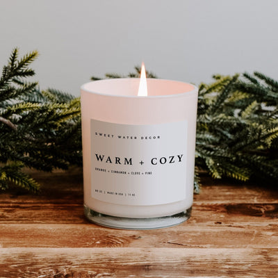 Sweet Water Decor - Warm & Cozy Soy Candle 11oz