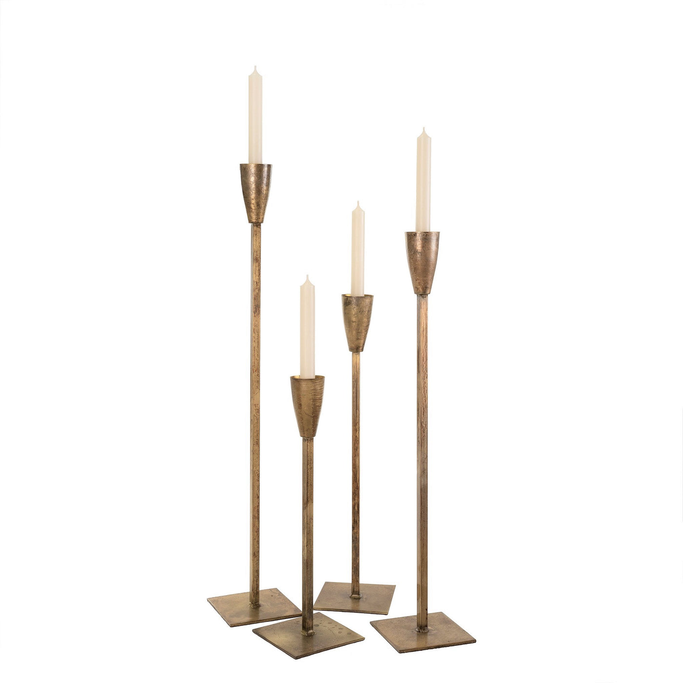 Tall Gold Candlestick Holders