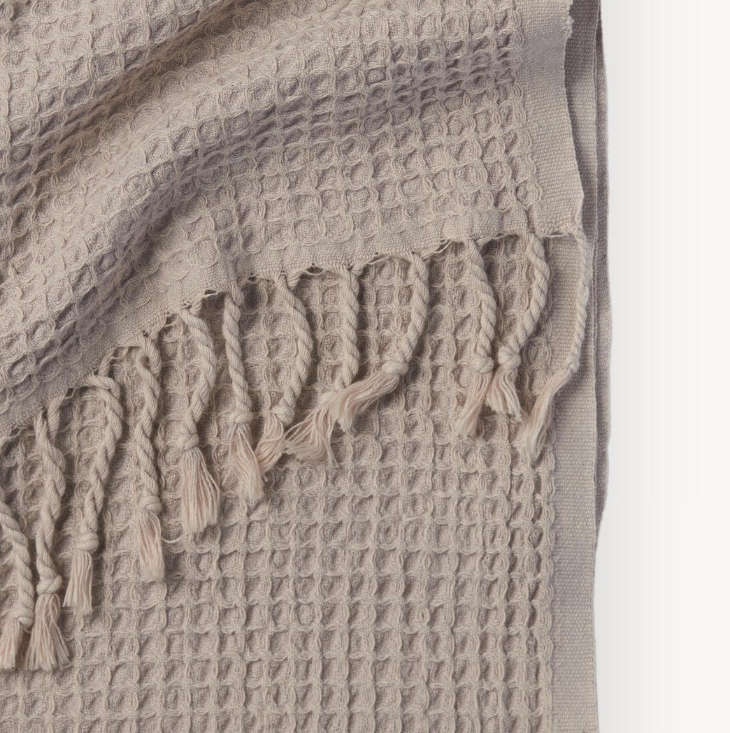 Tassels of Stonewashed Waffle weave Hand Towel