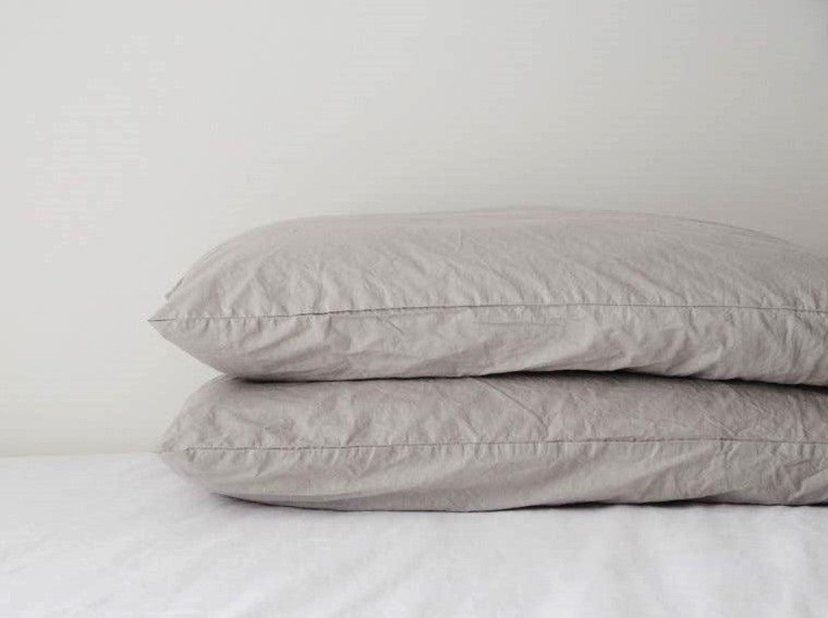 Turkish Cotton Pillowcases Set of 2, Haven