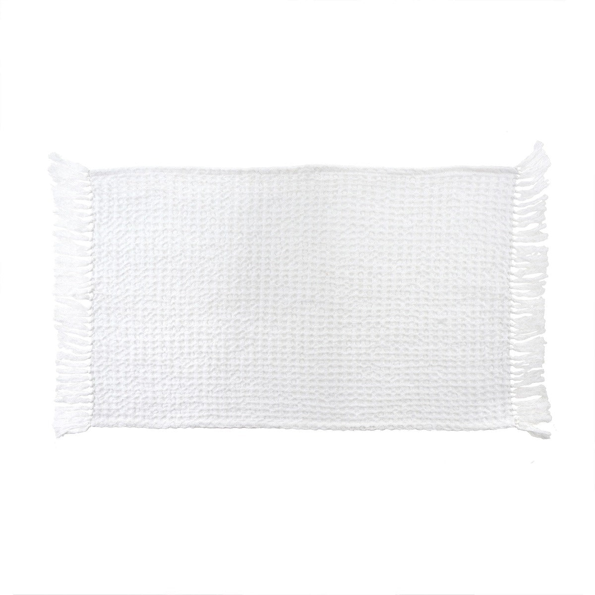 Waffle Hand Towel - Color: White - SKU 1-3864 - Size: 30" x 20"