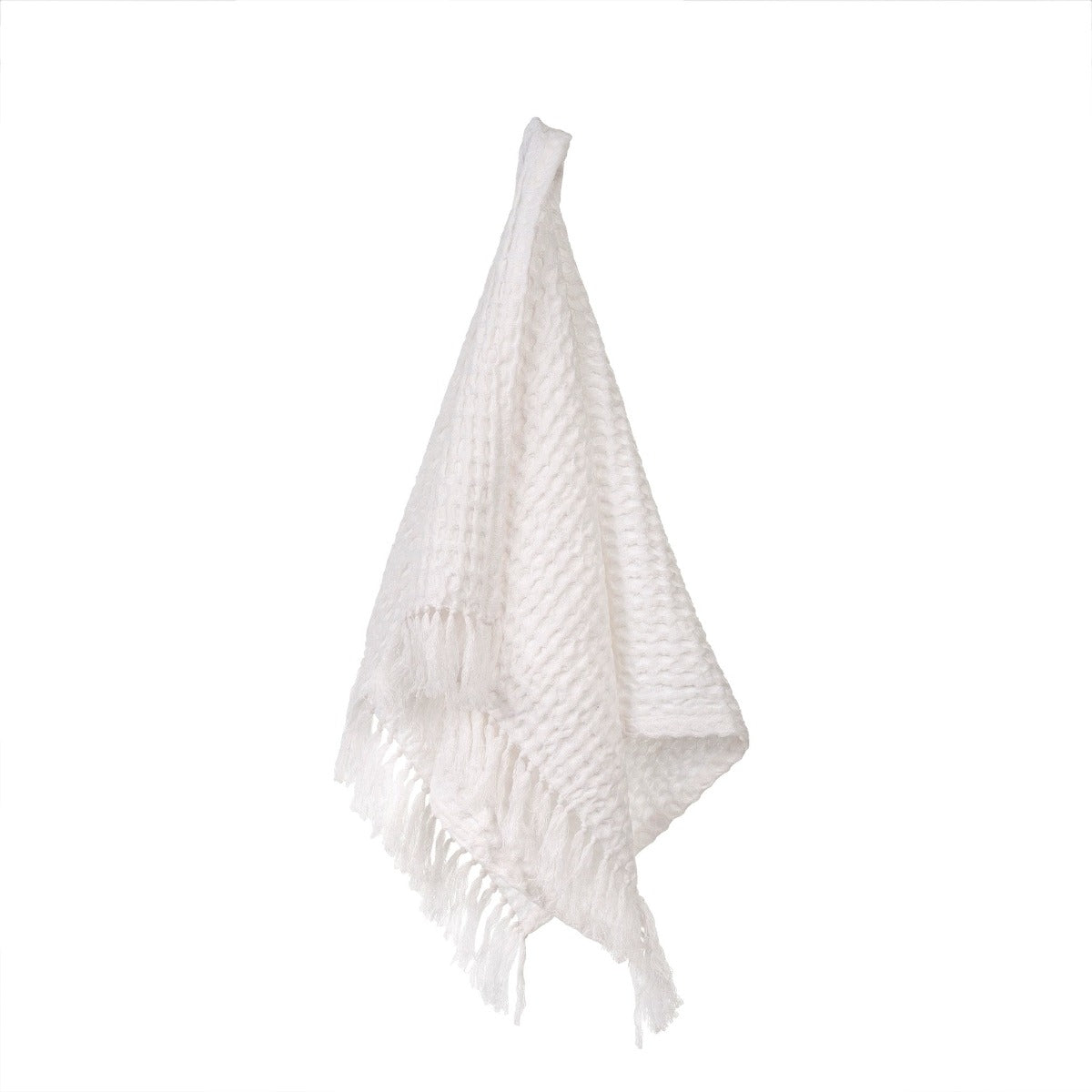 Waffle Hand Towel - White