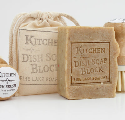 Dish Block - includes cloth bag