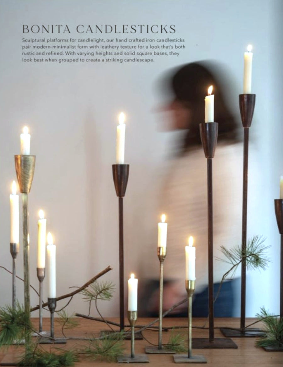 El Grande Bonita Candlestick - All sizes. Taper candles not included