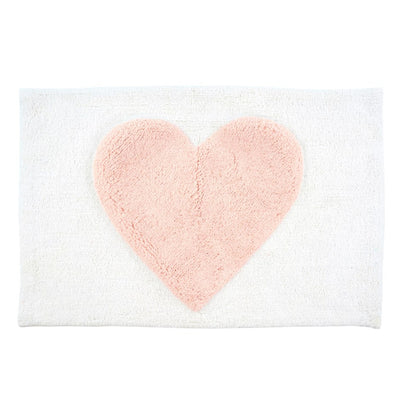 Heart Tufted Bath Mat