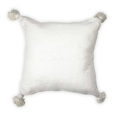 MP-P1 Moroccan White Pom Pom pillow