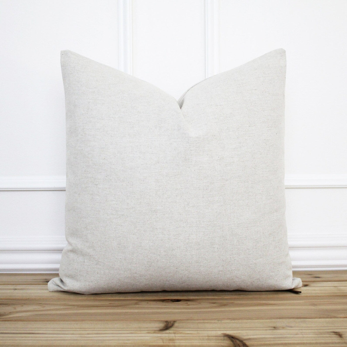 Neutral Linen Pillow - 26x26 pillow
