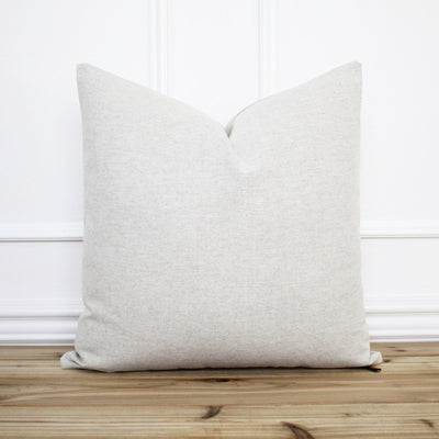 Neutral Linen Pillow - 26x26 pillow
