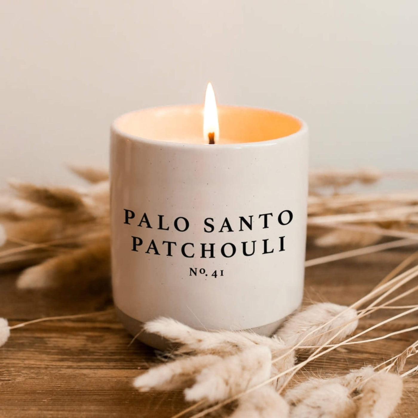 Palo Santo Patchouli Stoneware Candle