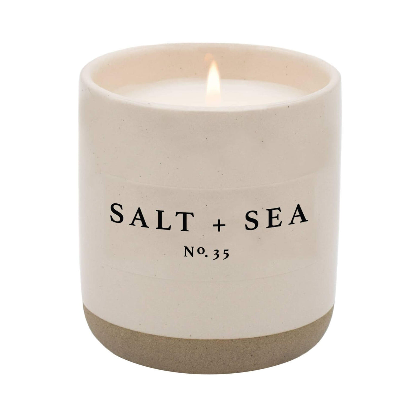 Salt & Sea Stoneware Soy Candle 12oz