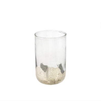 Small Glass Hurricane Candle Holder