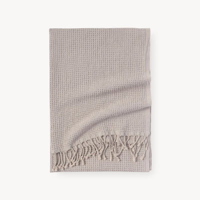 Stonewashed Waffle Towel, Clay - Avalon Willow Home