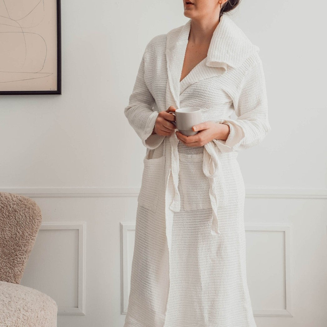 Wave bamboo robe for adults.