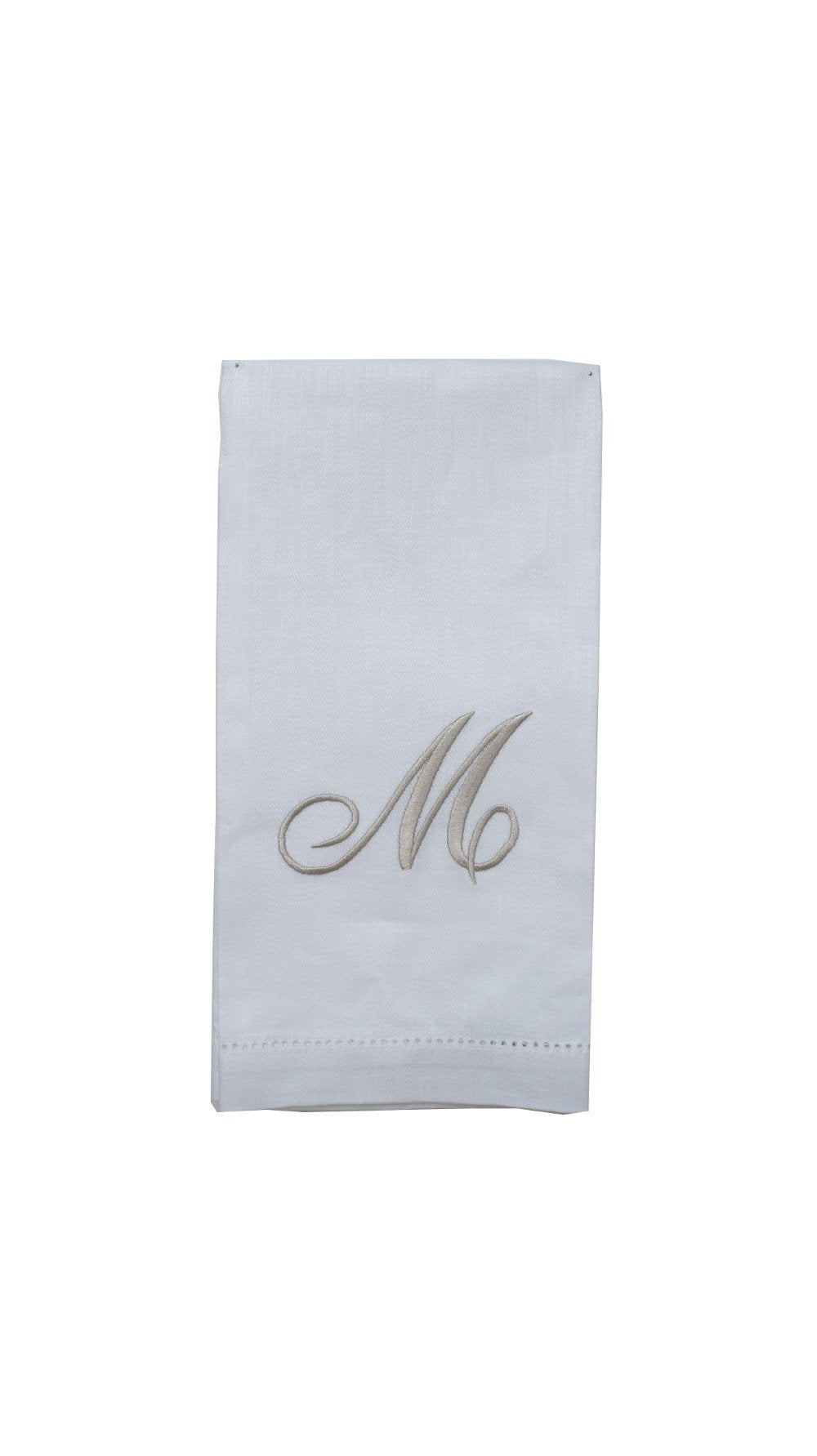 Monogrammed Linen Guest Towels