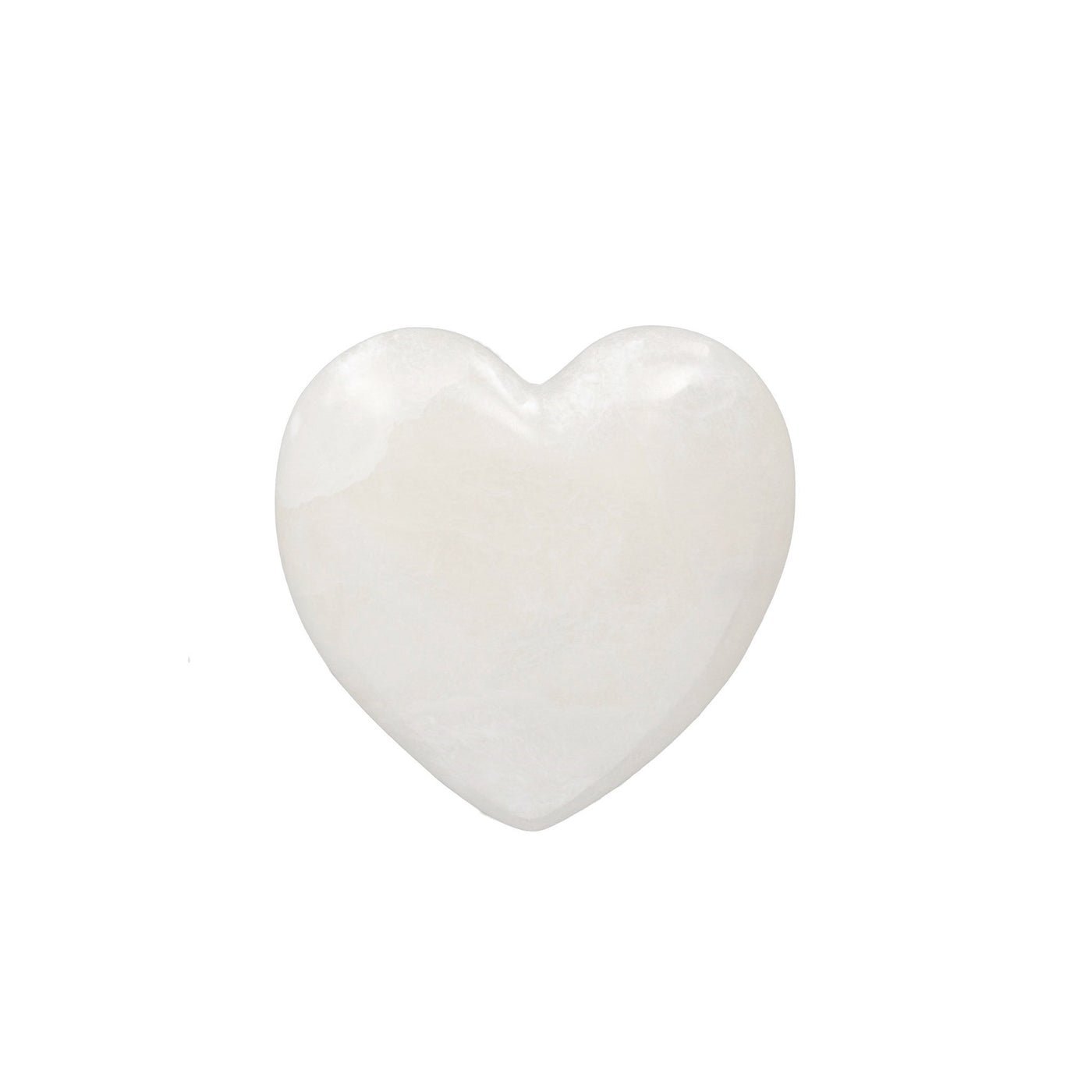 White Alabaster Heart