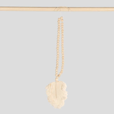 Beaded Feather Tassel