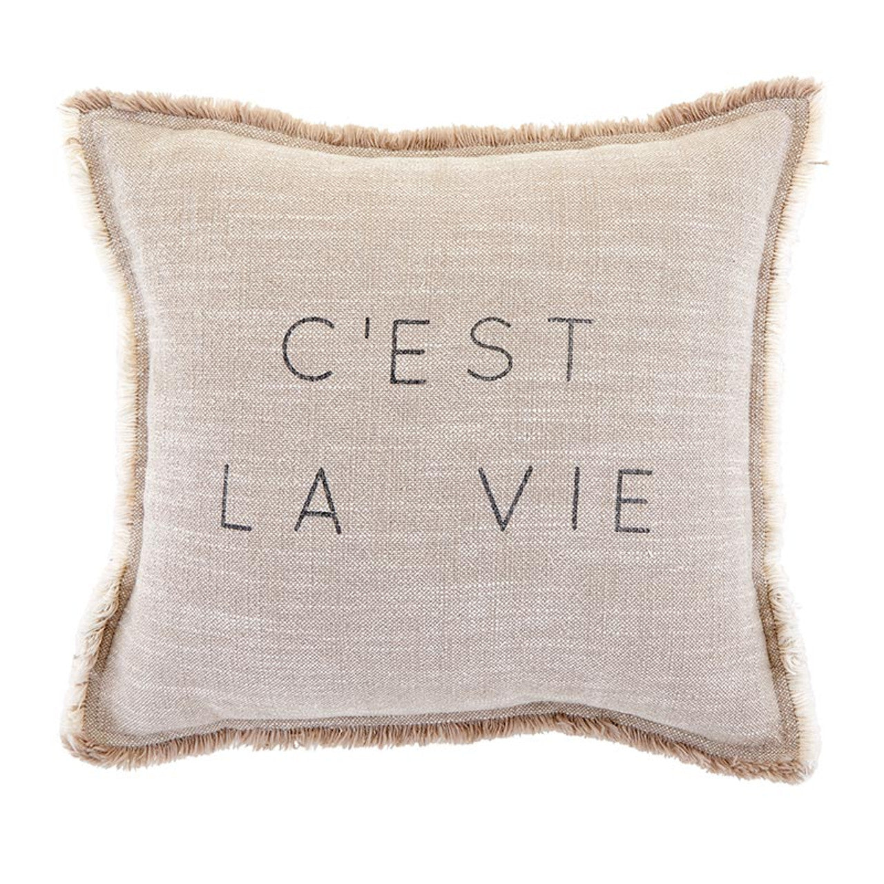 C'est La Vie Accent Pillow, 12"